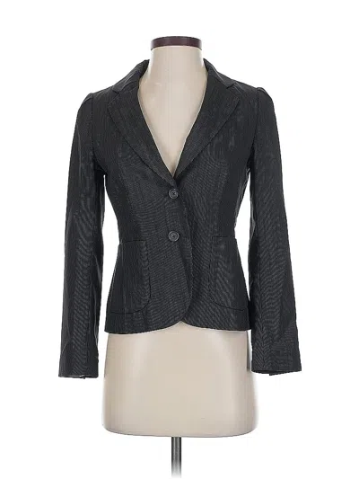 Pre-owned Banana Republic Wool Blazer Jacket In Gray