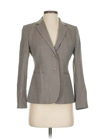 Pre-owned Banana Republic Wool Blazer Jacket In Gray