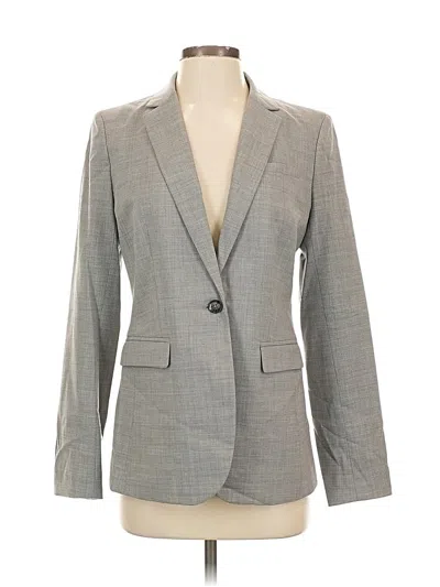 Pre-owned Banana Republic Wool Blazer Jacket In Gray