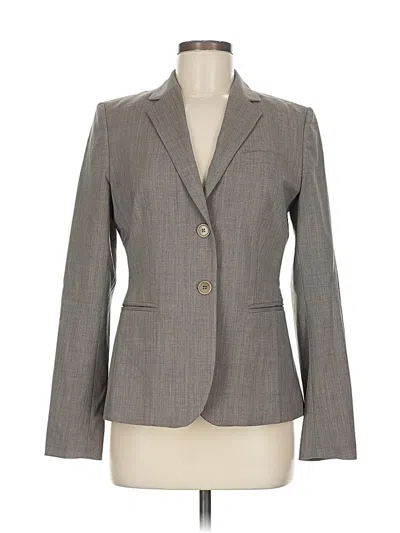 Pre-owned Banana Republic Wool Blazer Jacket In Gray