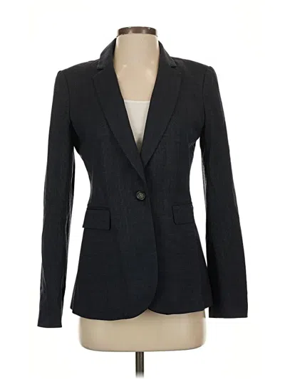 Pre-owned Banana Republic Wool Blazer Jacket In Gray