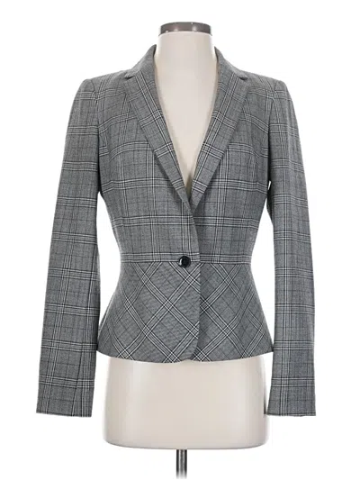 Pre-owned Banana Republic Wool Blazer Jacket In Gray