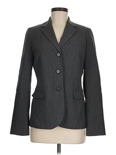 Pre-owned Banana Republic Wool Blazer Jacket In Gray