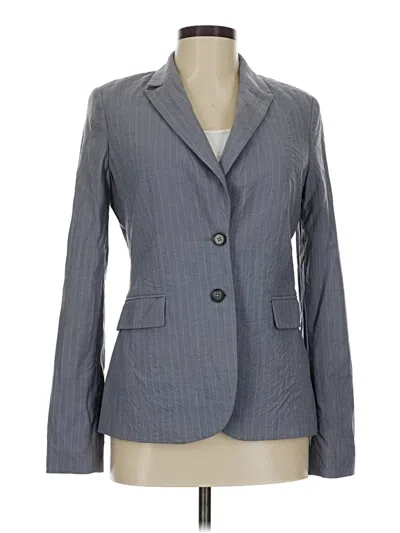 Pre-owned Banana Republic Wool Blazer Jacket In Gray
