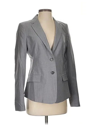 Pre-owned Banana Republic Wool Blazer Jacket In Gray