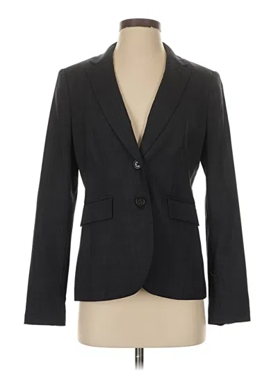Pre-owned Banana Republic Wool Blazer Jacket In Gray