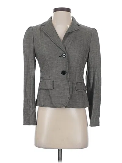 Pre-owned Banana Republic Wool Blazer Jacket In Gray