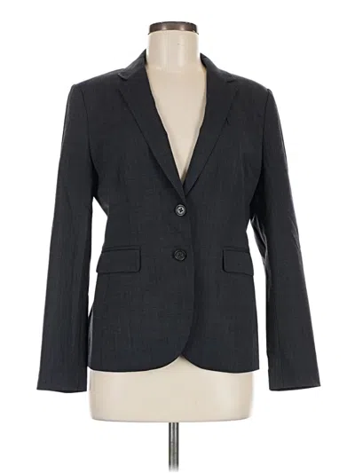 Pre-owned Banana Republic Wool Blazer Jacket In Gray