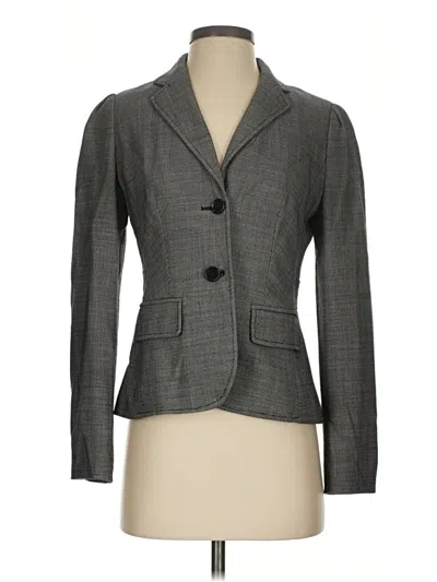 Pre-owned Banana Republic Wool Blazer Jacket In Gray