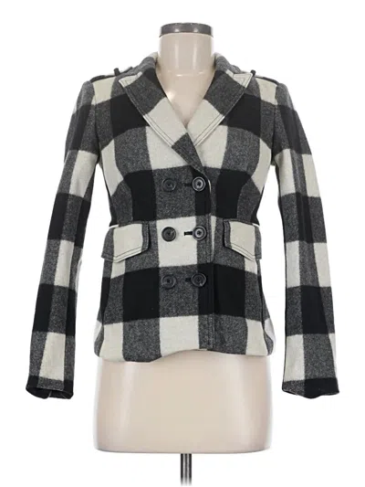 Pre-owned Banana Republic Wool Blazer Jacket In Gray