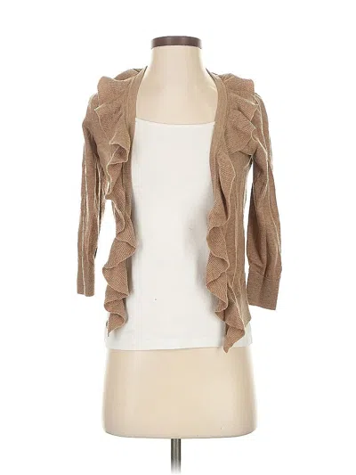 Pre-owned Banana Republic Wool Cardigan Sweater In Brown