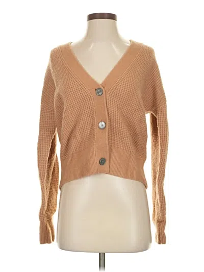 Pre-owned Banana Republic Wool Cardigan Sweater In Brown