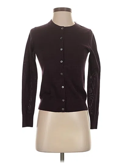 Banana Republic Wool Cardigan Sweater In Brown
