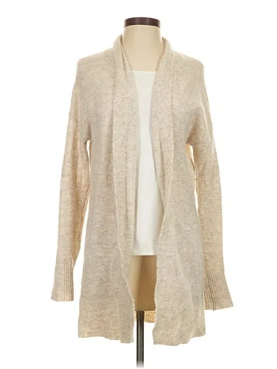 Pre-owned Banana Republic Wool Cardigan Sweater In Tan