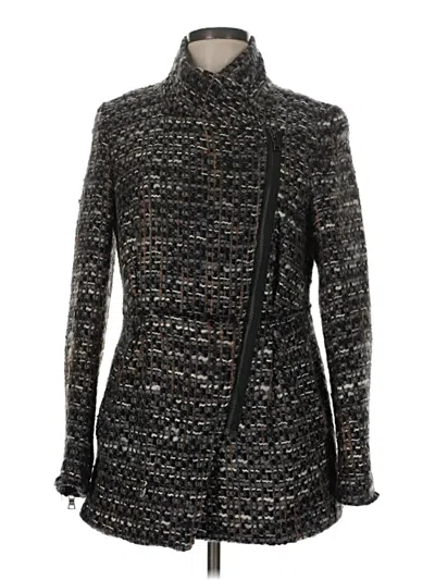 Pre-owned Banana Republic Wool Coat In Black