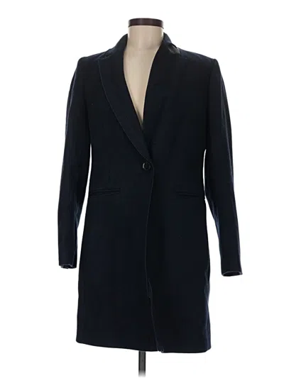 Pre-owned Banana Republic Wool Coat In Blue