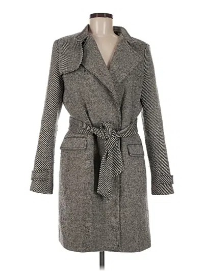 Pre-owned Banana Republic Wool Coat In Gray