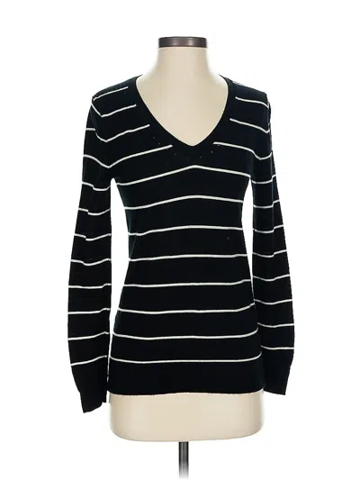 Pre-owned Banana Republic Wool Pullover Sweater In Black