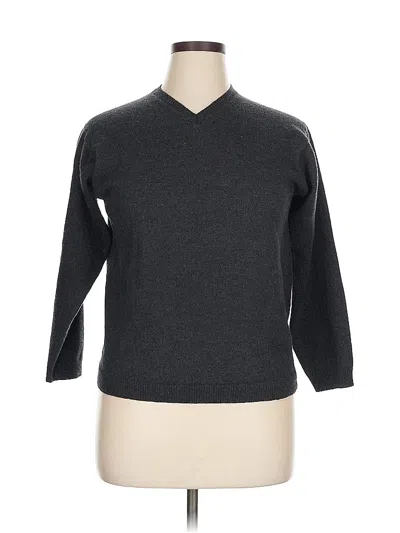 Pre-owned Banana Republic Wool Pullover Sweater In Black