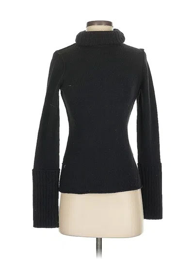 Pre-owned Banana Republic Wool Pullover Sweater In Black