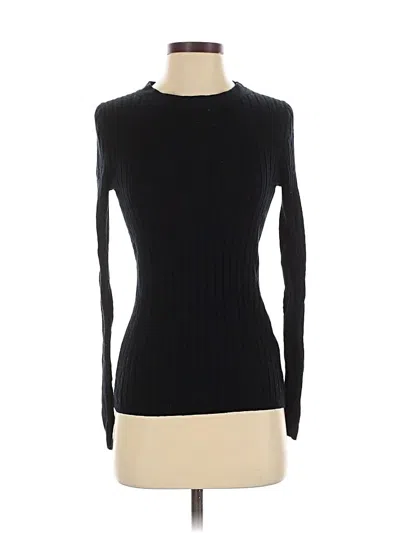 Pre-owned Banana Republic Wool Pullover Sweater In Black