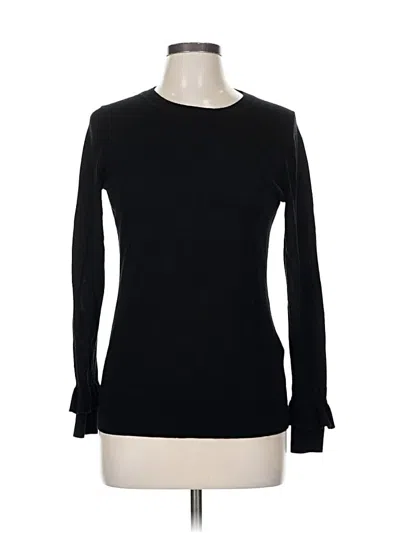 Pre-owned Banana Republic Wool Pullover Sweater In Black