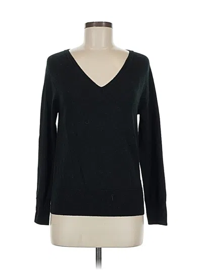 Pre-owned Banana Republic Wool Pullover Sweater In Black