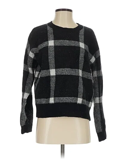 Pre-owned Banana Republic Wool Pullover Sweater In Black