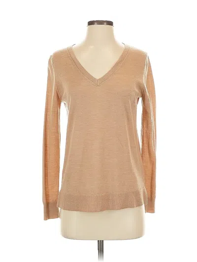 Pre-owned Banana Republic Wool Pullover Sweater In Brown