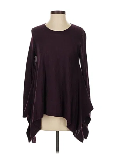 Pre-owned Banana Republic Wool Pullover Sweater In Burgundy