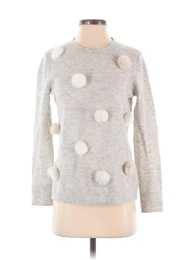 Pre-owned Banana Republic Wool Pullover Sweater In Gray