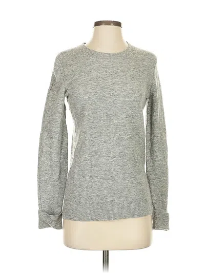 Pre-owned Banana Republic Wool Pullover Sweater In Gray