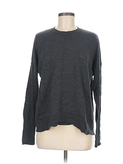 Pre-owned Banana Republic Wool Pullover Sweater In Gray