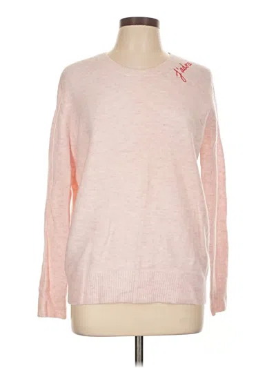Banana Republic Wool Pullover Sweater In Pink