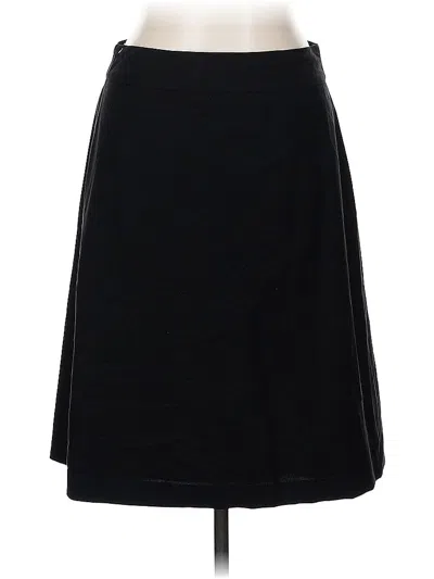Pre-owned Banana Republic Wool Skirt In Black