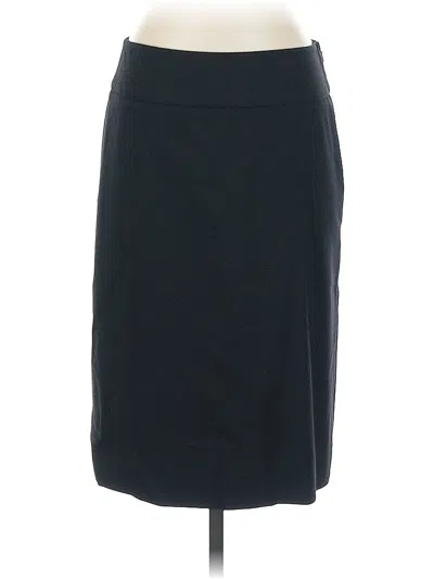 Pre-owned Banana Republic Wool Skirt In Black