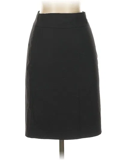 Pre-owned Banana Republic Wool Skirt In Black