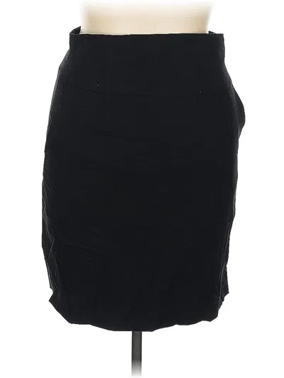 Pre-owned Banana Republic Wool Skirt In Black