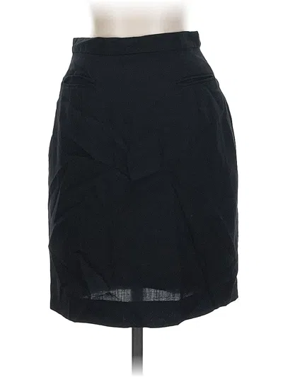 Pre-owned Banana Republic Wool Skirt In Black