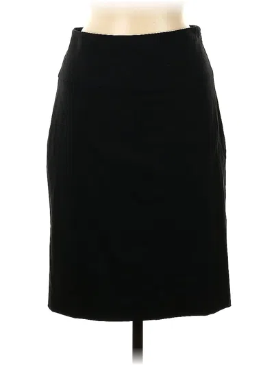 Pre-owned Banana Republic Wool Skirt In Black