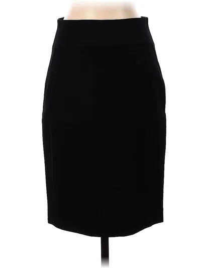 Pre-owned Banana Republic Wool Skirt In Black