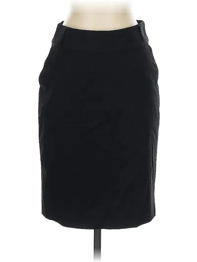 Pre-owned Banana Republic Wool Skirt In Black