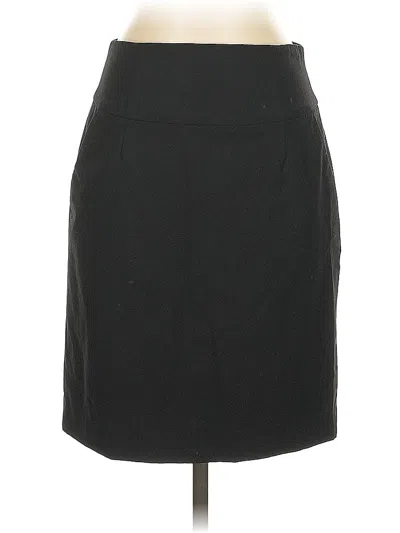 Pre-owned Banana Republic Wool Skirt In Black