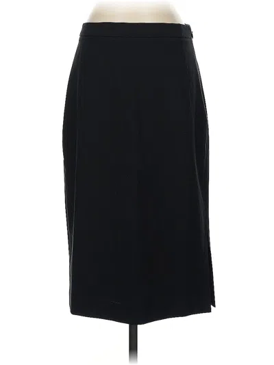 Pre-owned Banana Republic Wool Skirt In Black