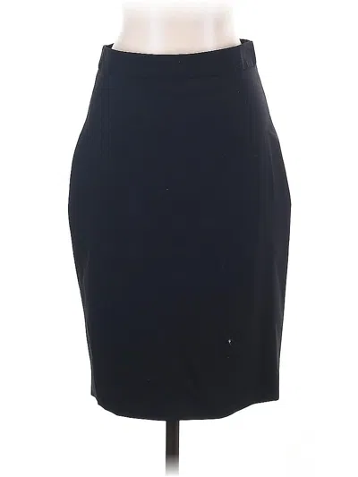 Pre-owned Banana Republic Wool Skirt In Black