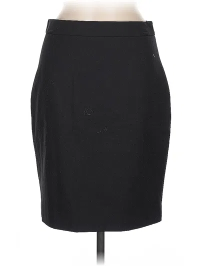 Pre-owned Banana Republic Wool Skirt In Black