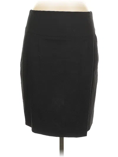 Pre-owned Banana Republic Wool Skirt In Black