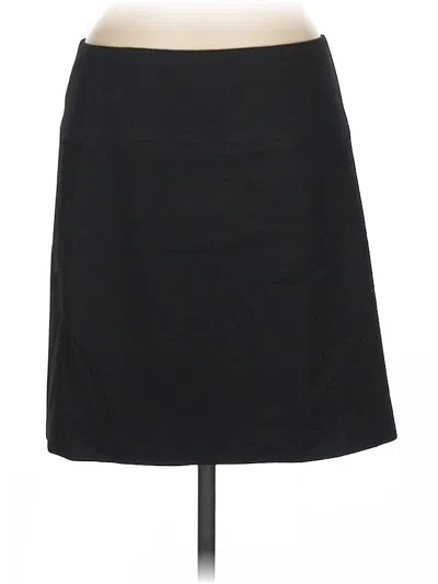 Pre-owned Banana Republic Wool Skirt In Black