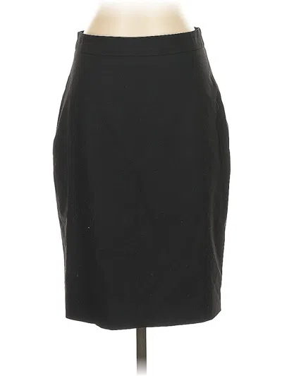 Pre-owned Banana Republic Wool Skirt In Black