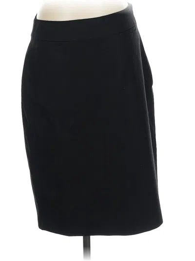 Pre-owned Banana Republic Wool Skirt In Black